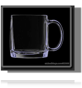 13 oz. Clear Glass Mug