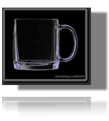 13 oz. Clear Glass Mug